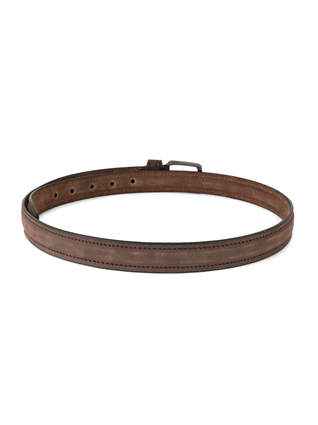 Style Shoes Brown Suede Leather Formal Belt for Women and Girls