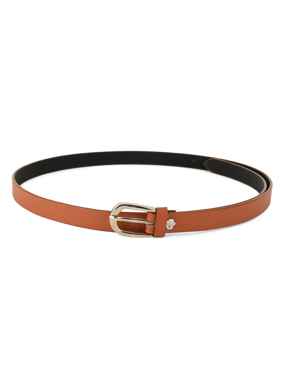 Style Shoes Tan Genuine Leather Formal Belt for Women and Girls