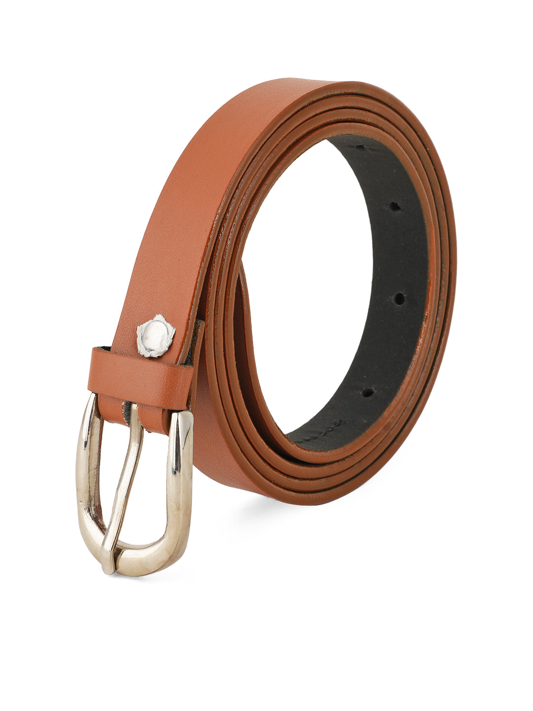 Style Shoes Tan Genuine Leather Formal Belt for Women and Girls