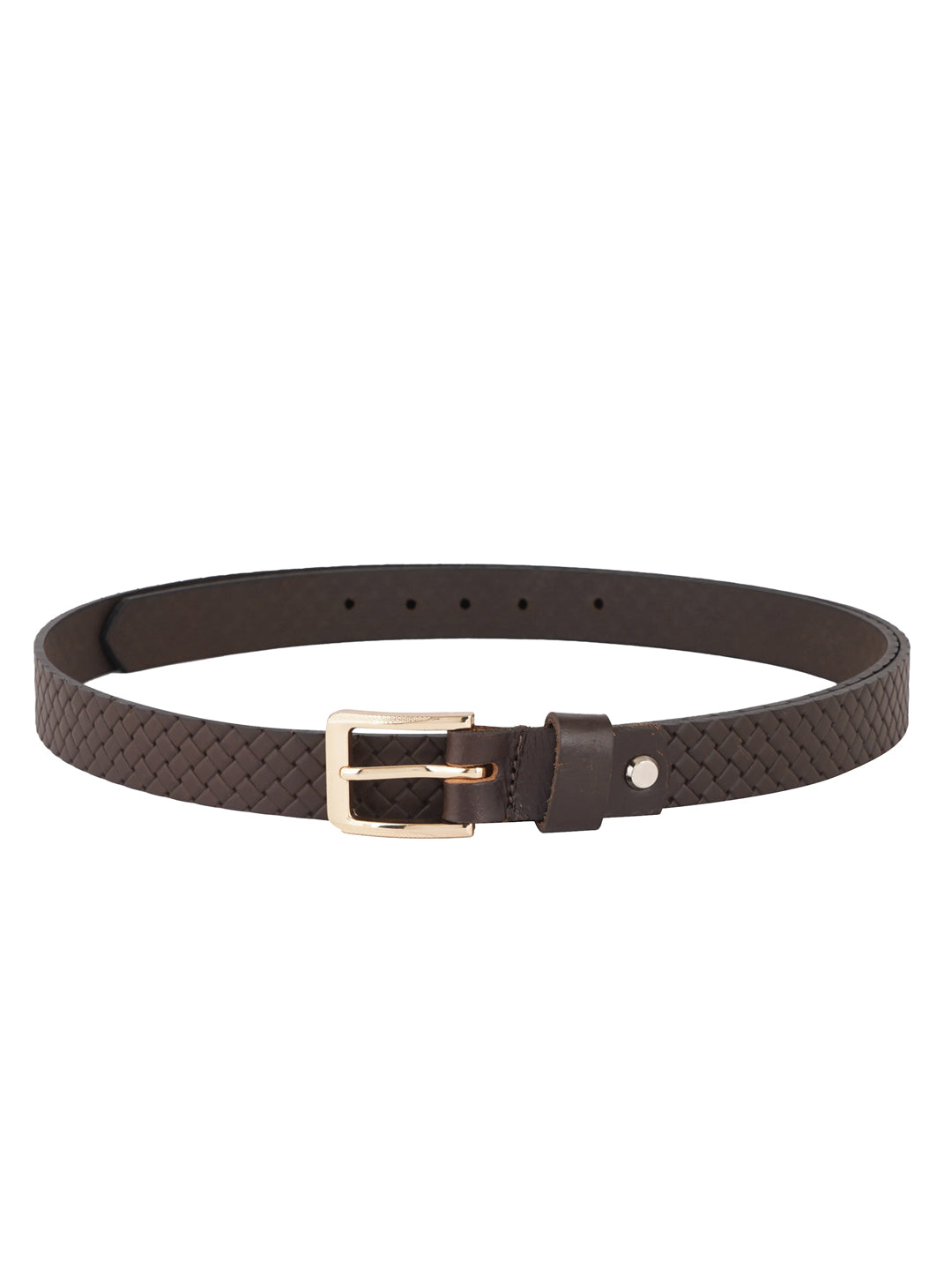 Style Shoes Brown Genuine Leather Formal Belt for Women and Girls