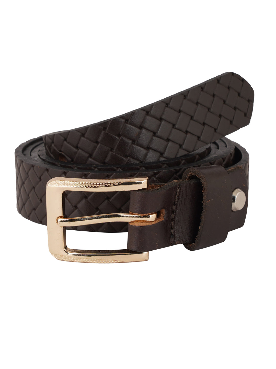 Style Shoes Brown Genuine Leather Formal Belt for Women and Girls