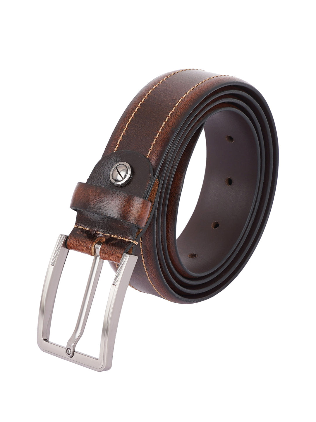 Style Shoes Brown Genuine Leather Classical Belt for Men and Boys