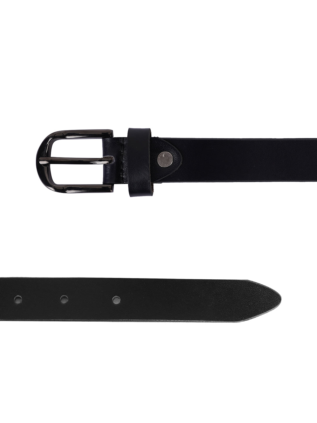 Style Shoes Black Genuine Leather Formal Belt for Women and Girls