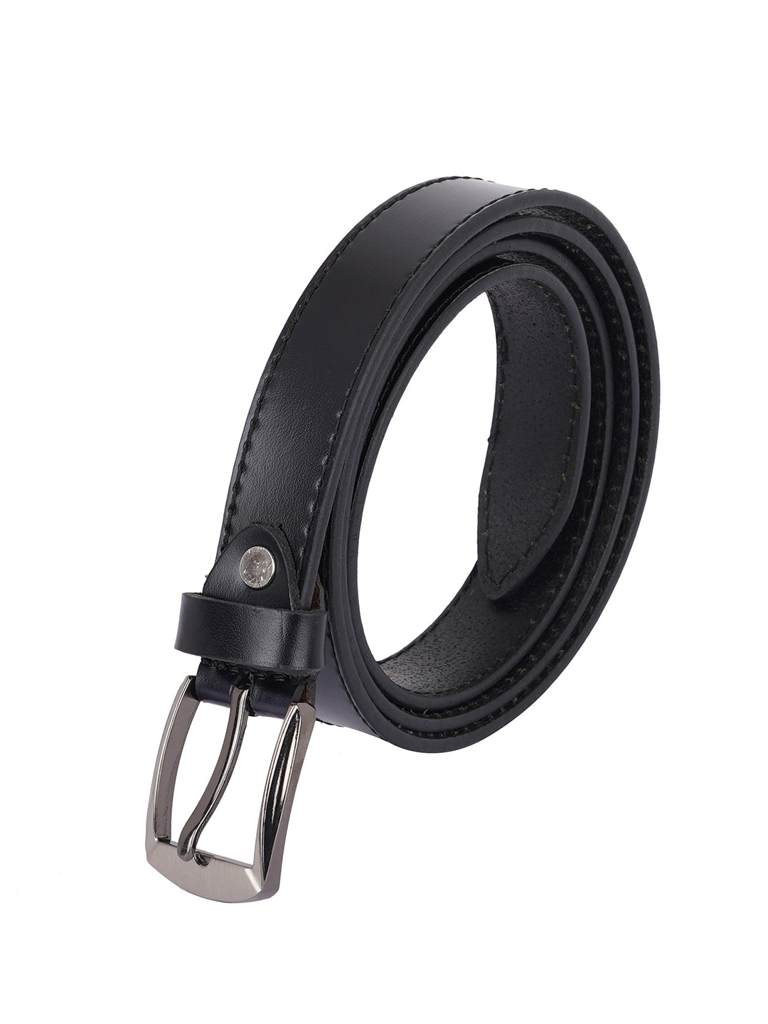 Style Shoes Black Genuine Leather Formal Belt for Women and Girls