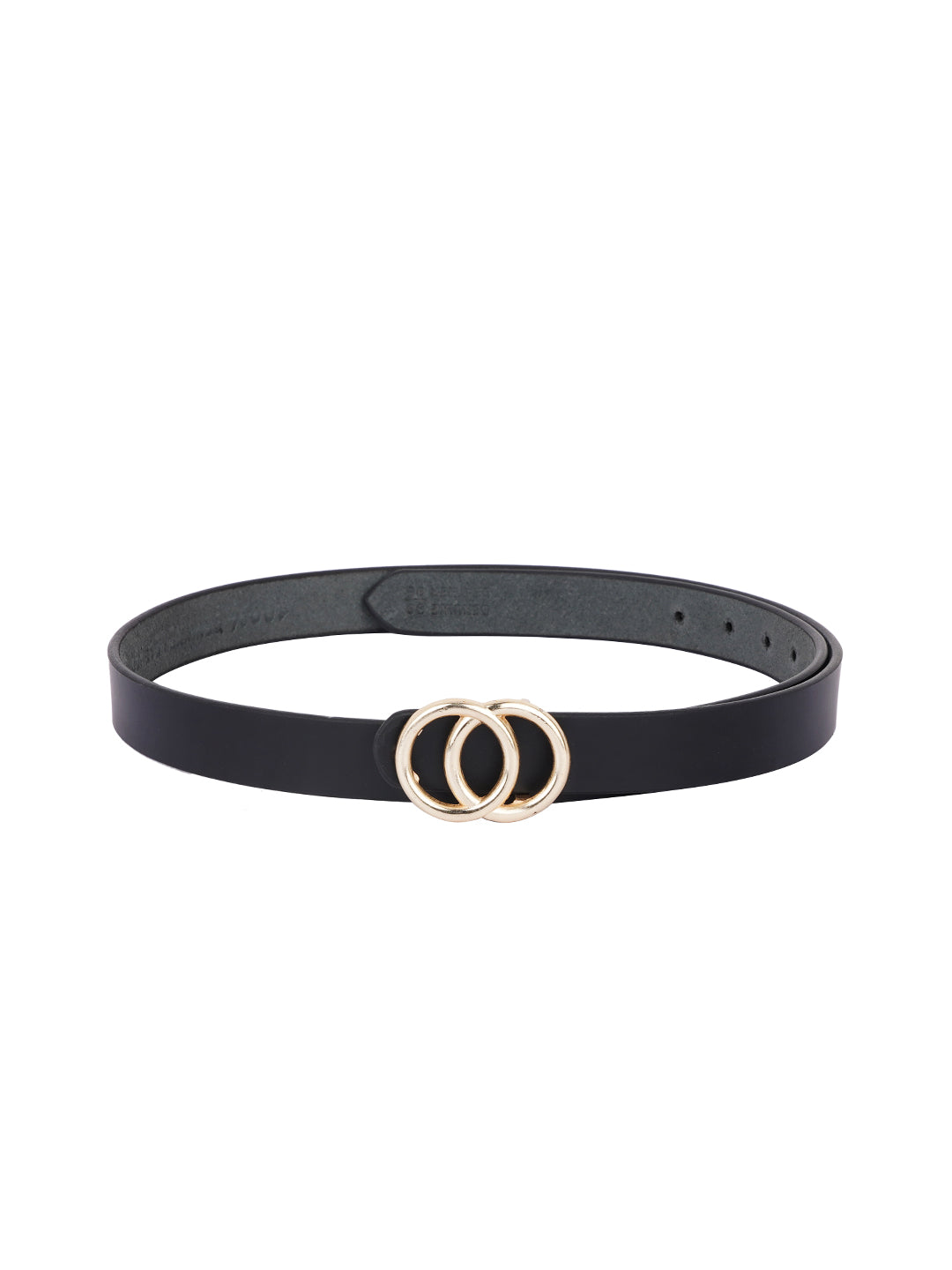 Style Shoes Black Genuine Leather Formal Belt for Women and Girls