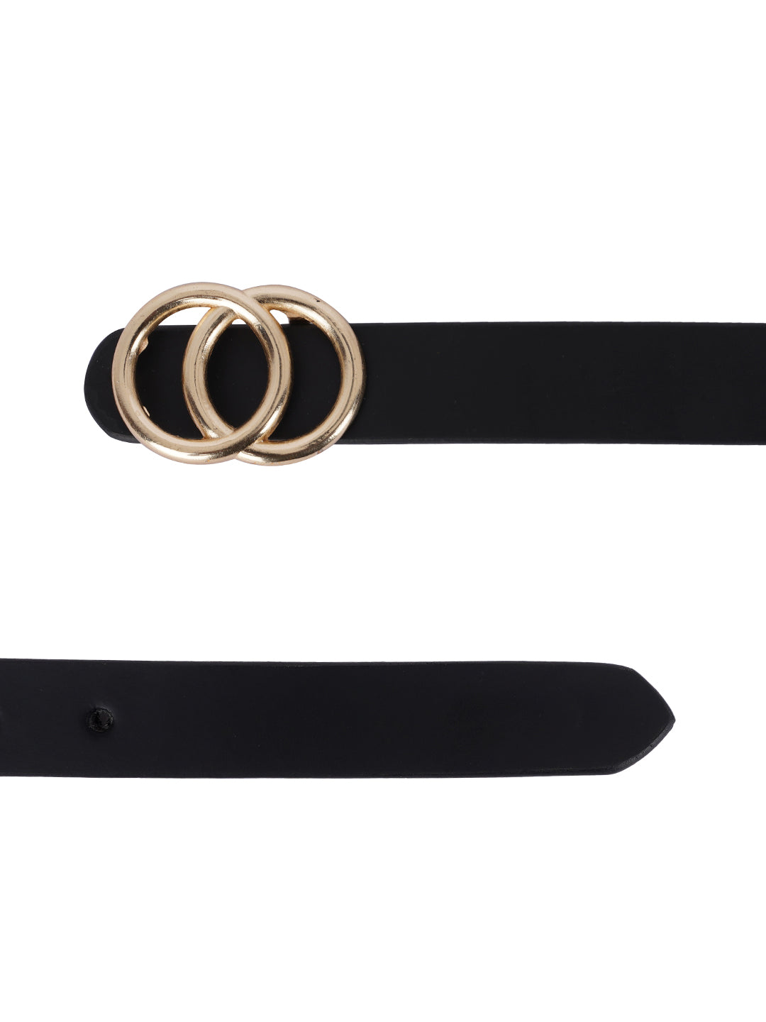 Style Shoes Black Genuine Leather Formal Belt for Women and Girls