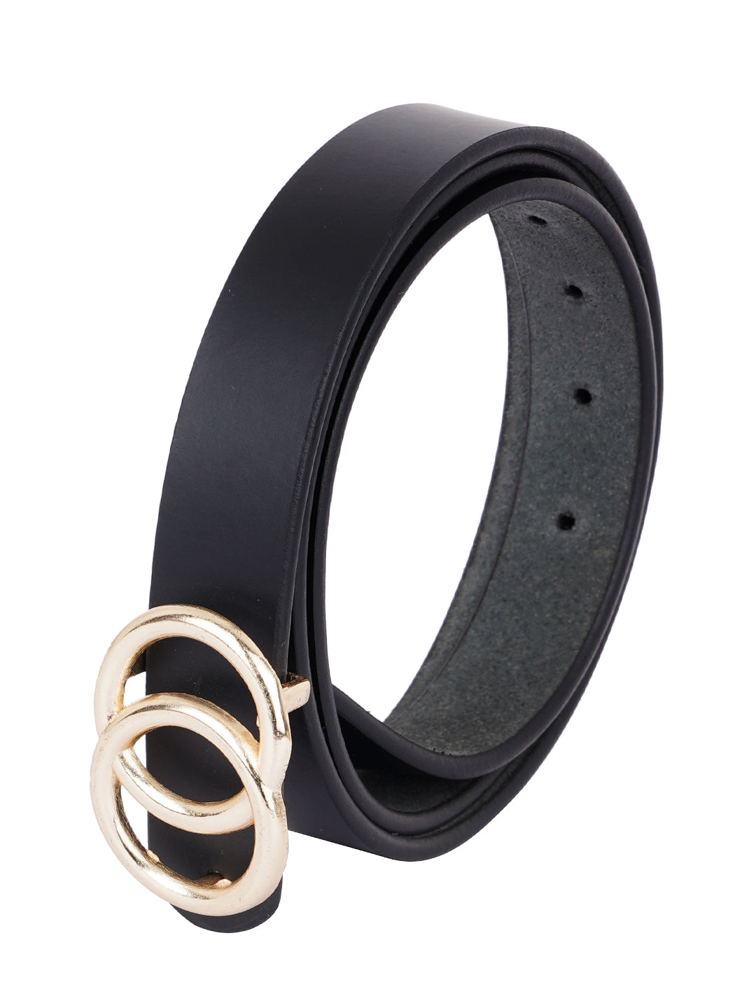 Style Shoes Black Genuine Leather Formal Belt for Women and Girls