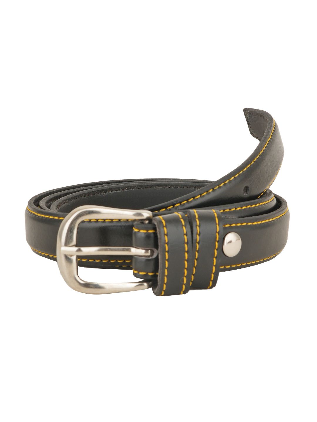 Style Shoes Black PU Belt for Women and Girls