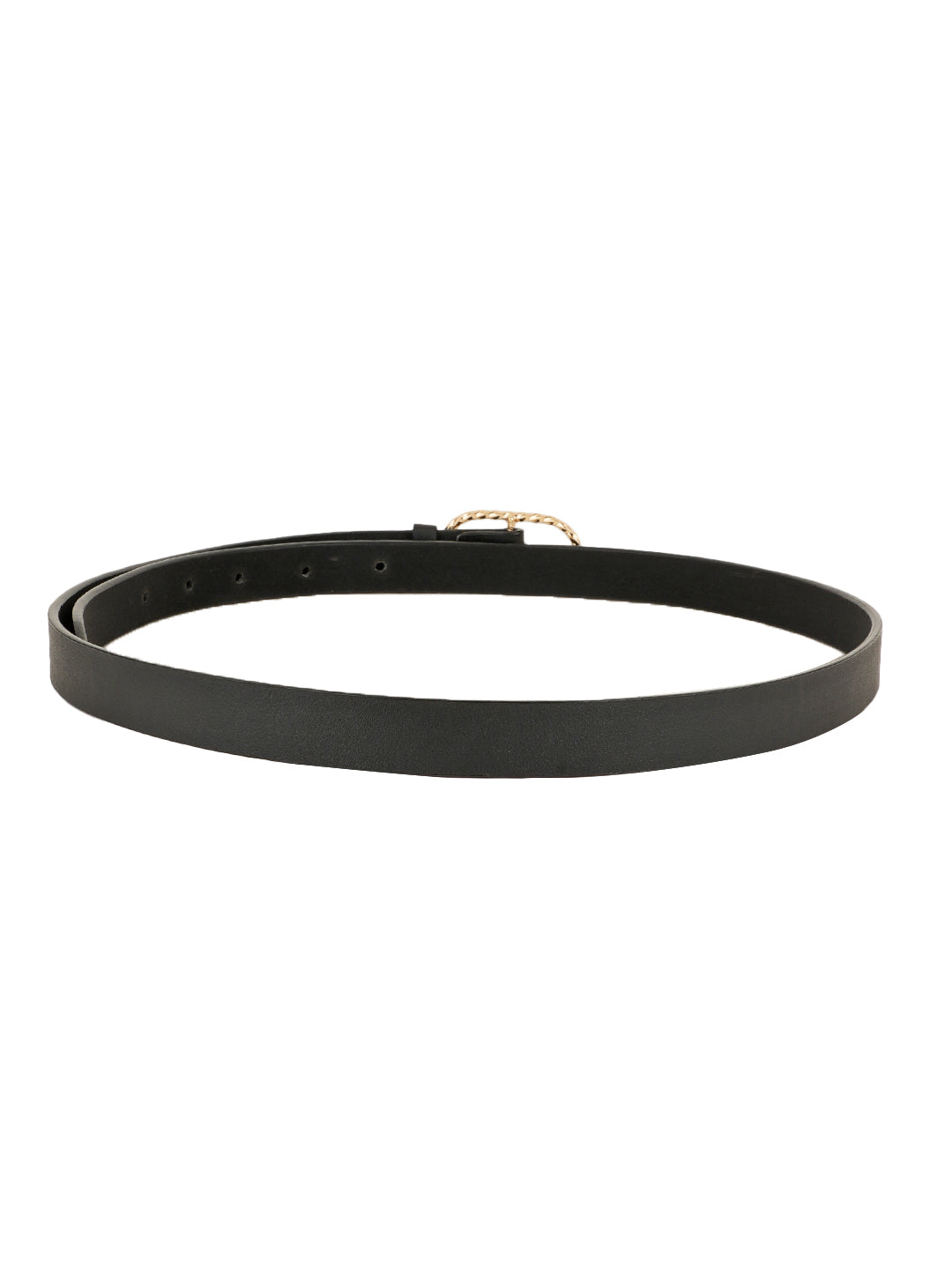 Style Shoes Black PU Belt for Women and Girls