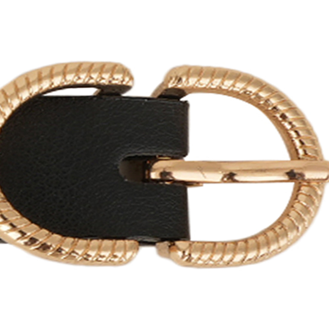 Style Shoes Black PU Belt for Women and Girls
