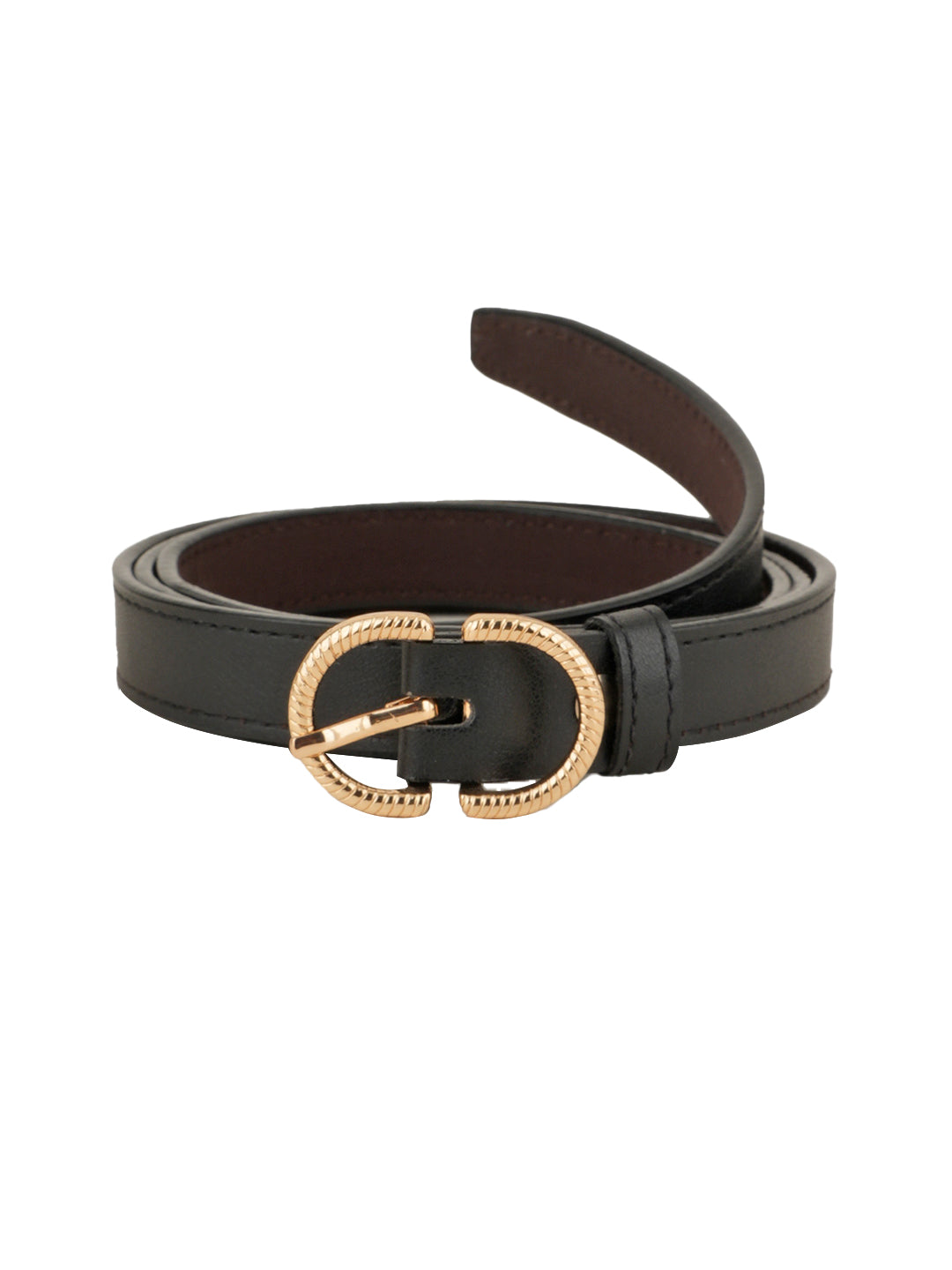 Style Shoes Black PU Belt for Women and Girls
