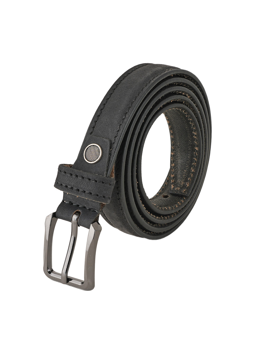 Style Shoes Black Suede Leather Formal Belt for Women and Girls