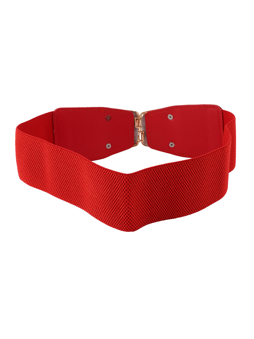 Style Shoes Red Freesize Elasticated Stretchable Dress Belt For Women and Girls