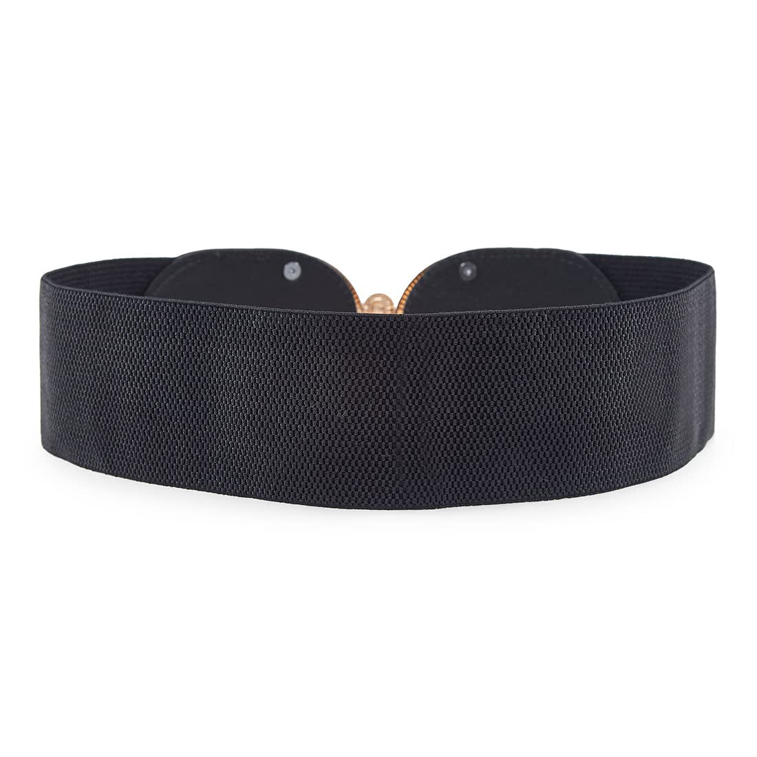 Style Shoes Black Freesize Elasticated Stretchable Dress Belt For Women and Girls