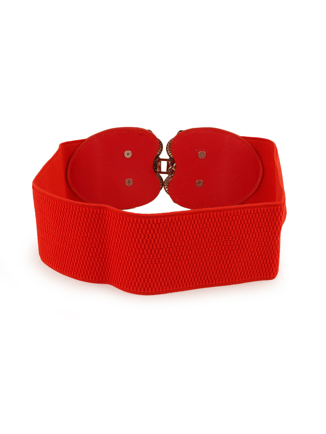 Style Shoes Red Freesize Elasticated Stretchable Dress Belt For Women and Girls