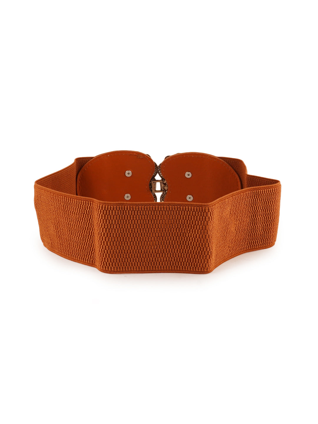 Style Shoes Tan Freesize Elasticated Stretchable Dress Belt For Women and Girls