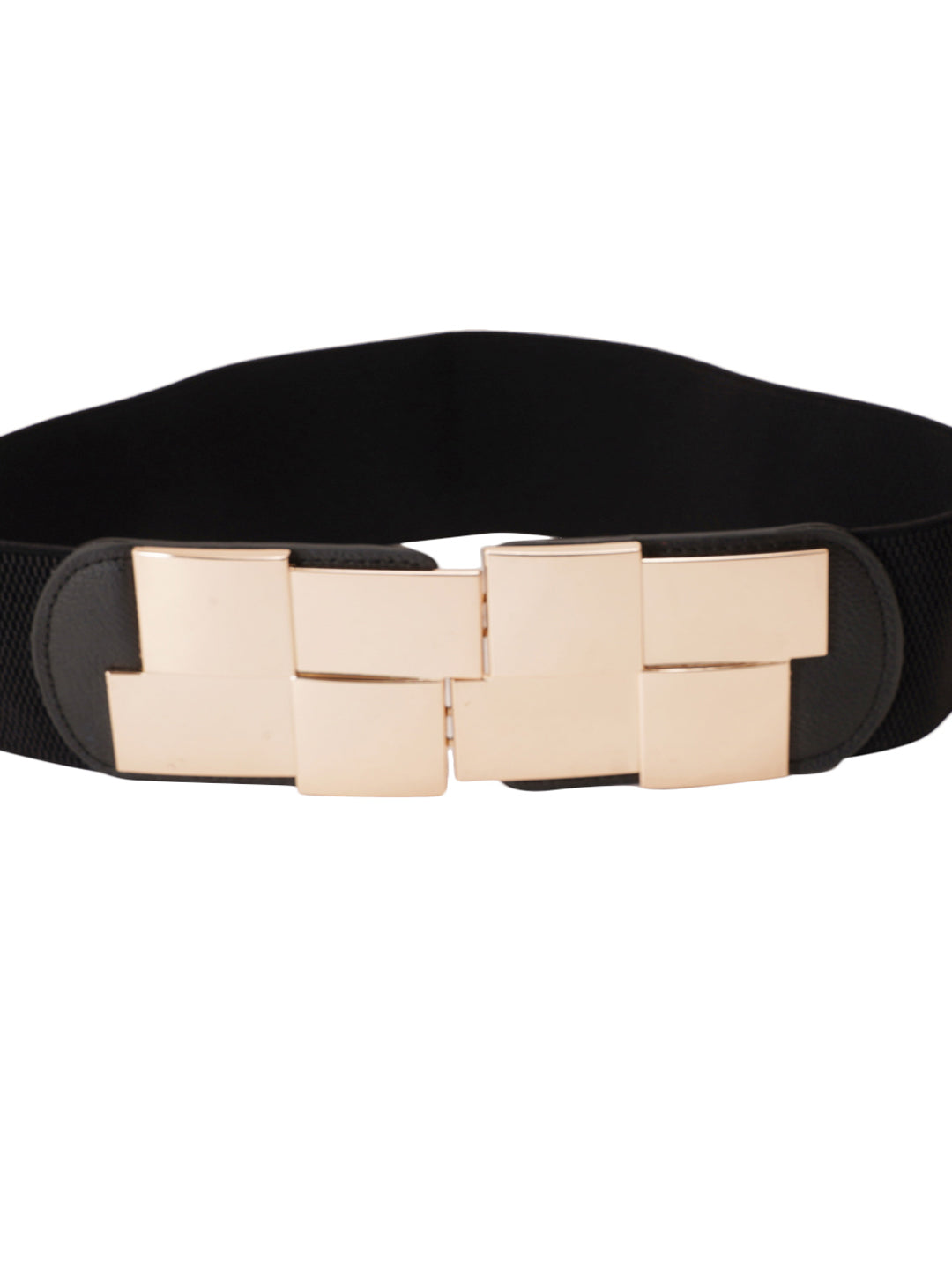 Style Shoes Black Freesize Elasticated Stretchable Dress Belt For Women and Girls
