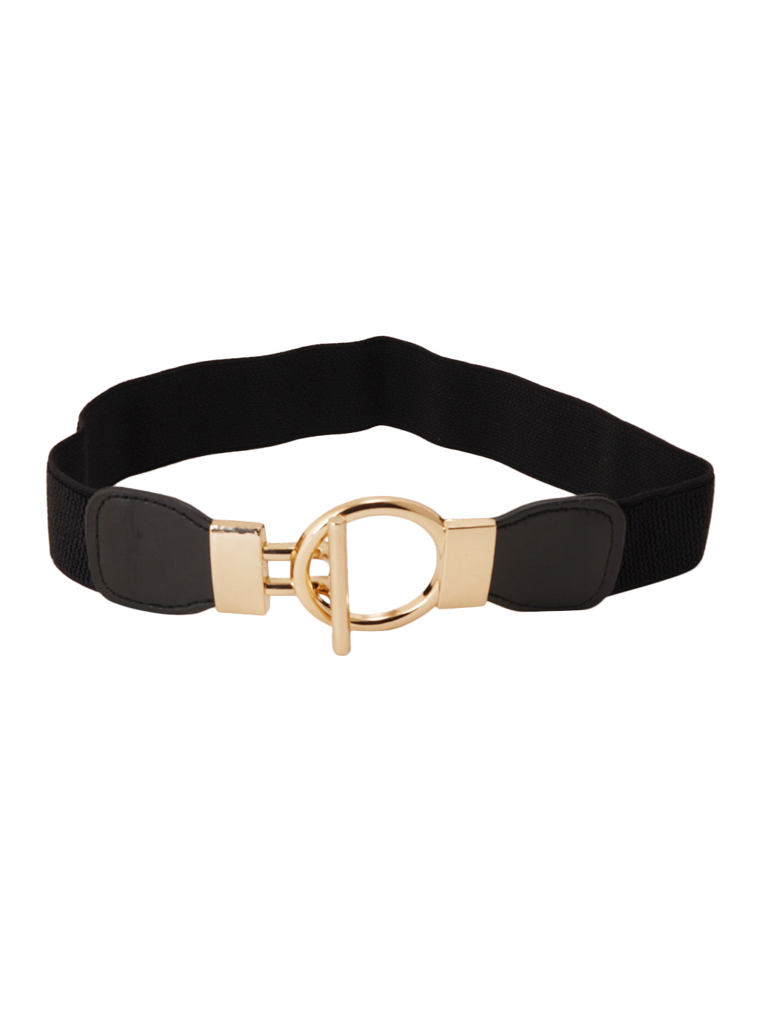Style Shoes Black Freesize Elasticated Stretchable Dress Belt For Women and Girls