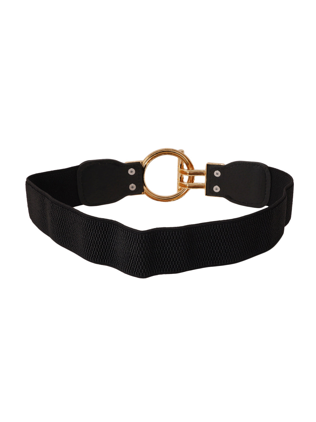 Style Shoes Black Freesize Elasticated Stretchable Dress Belt For Women and Girls