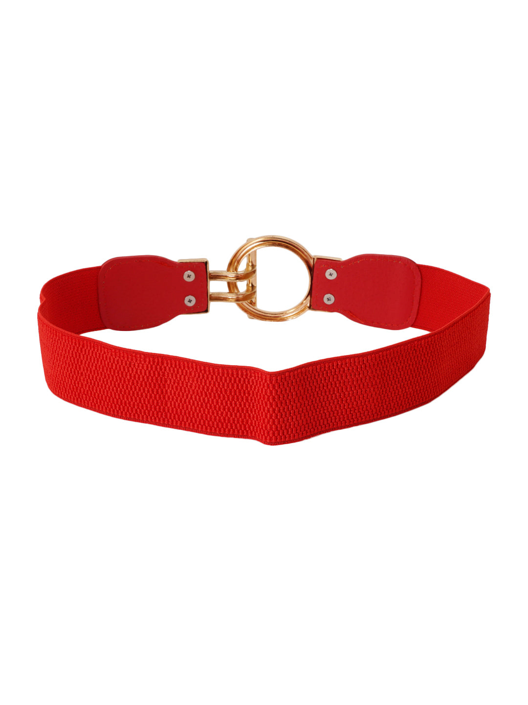 Style Shoes Red Freesize Elasticated Stretchable Dress Belt For Women and Girls