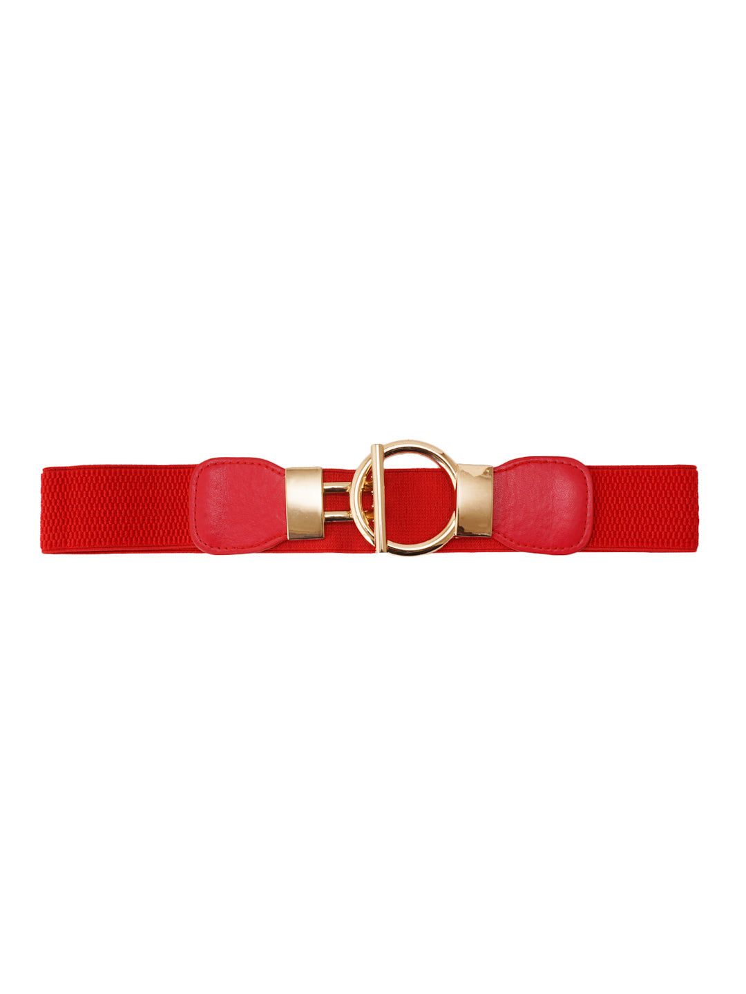 Style Shoes Red Freesize Elasticated Stretchable Dress Belt For Women and Girls