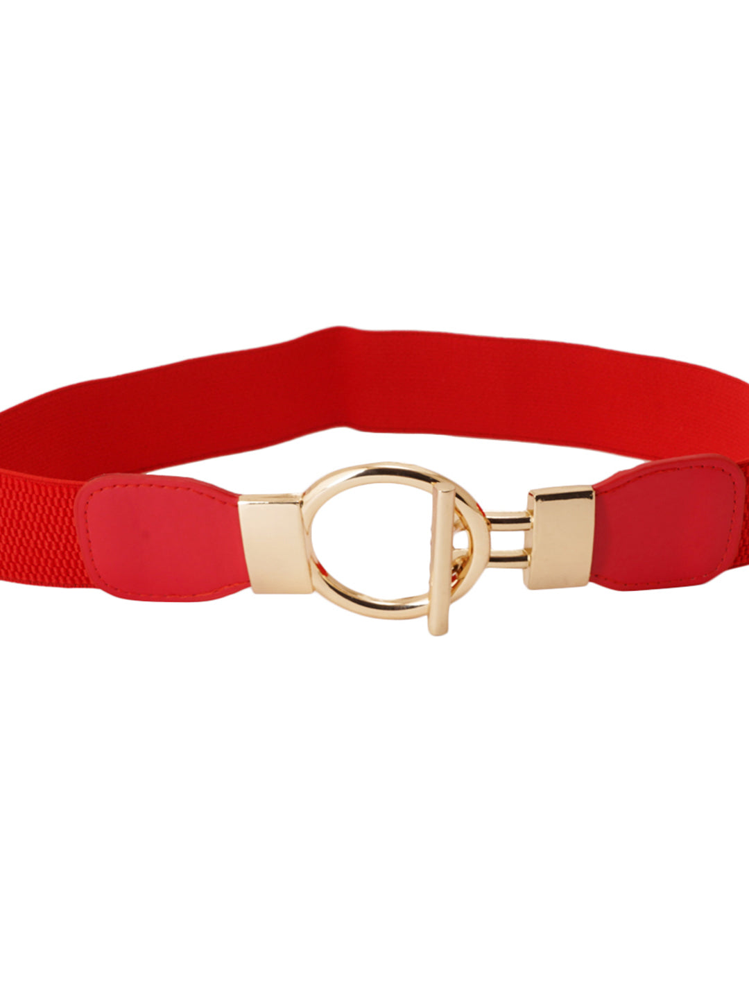 Style Shoes Red Freesize Elasticated Stretchable Dress Belt For Women and Girls