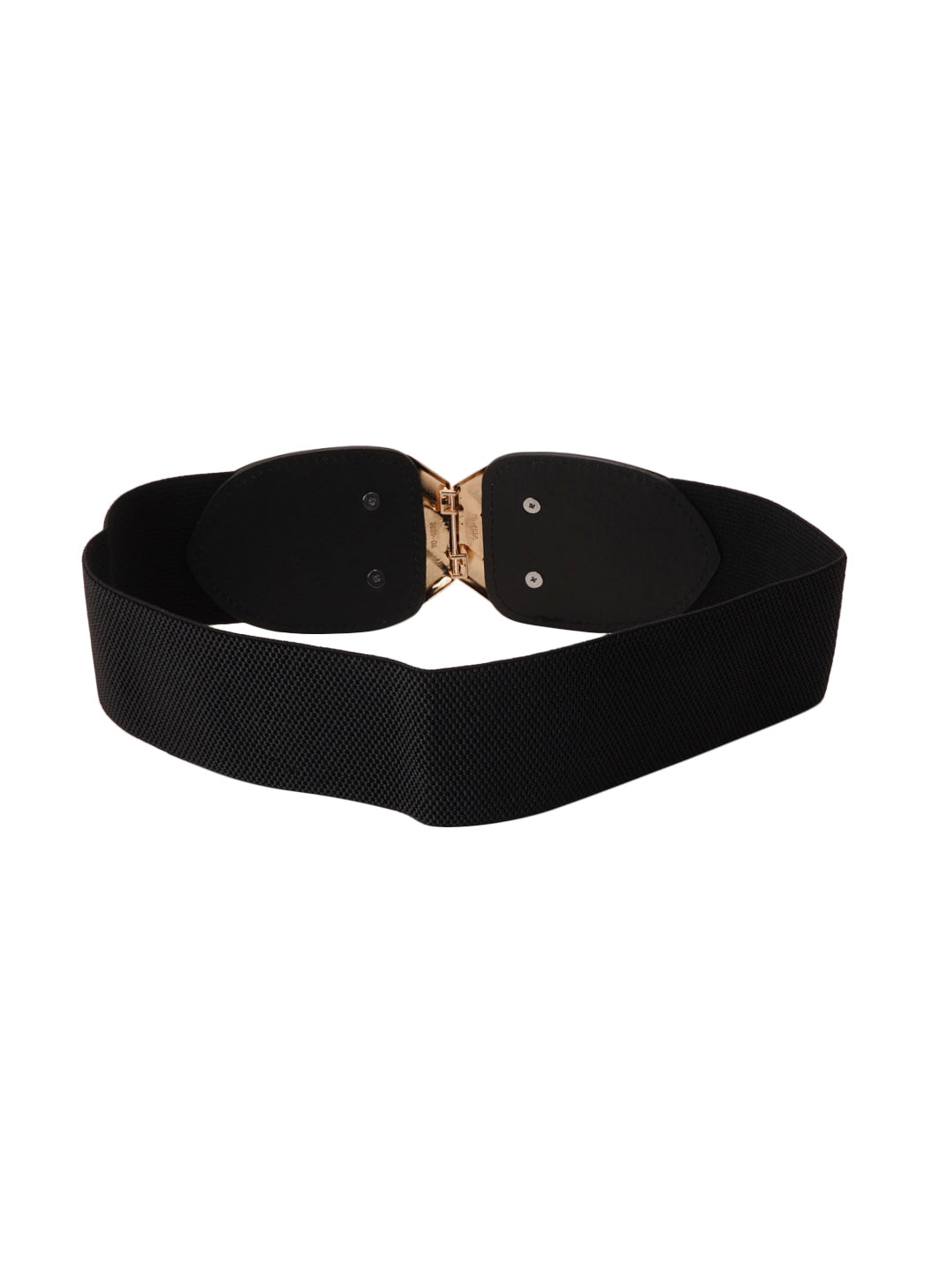 Style Shoes Black Freesize Elasticated Stretchable Dress Belt For Women and Girls