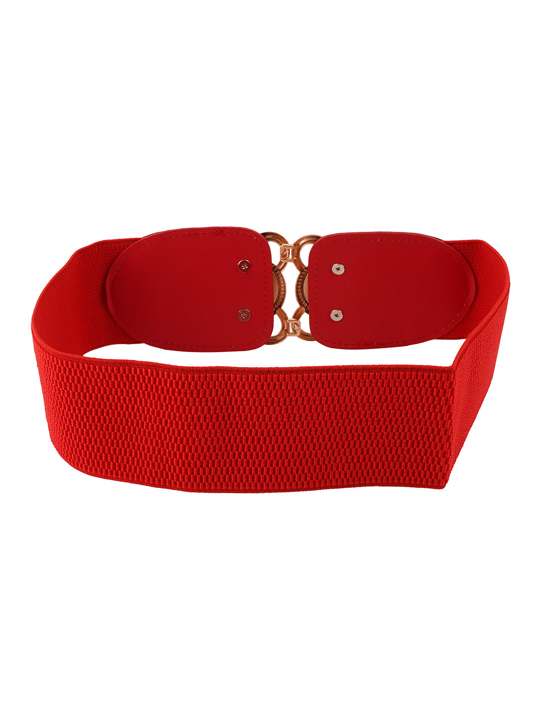 Style Shoes Red Freesize Elasticated Stretchable Dress Belt For Women and Girls