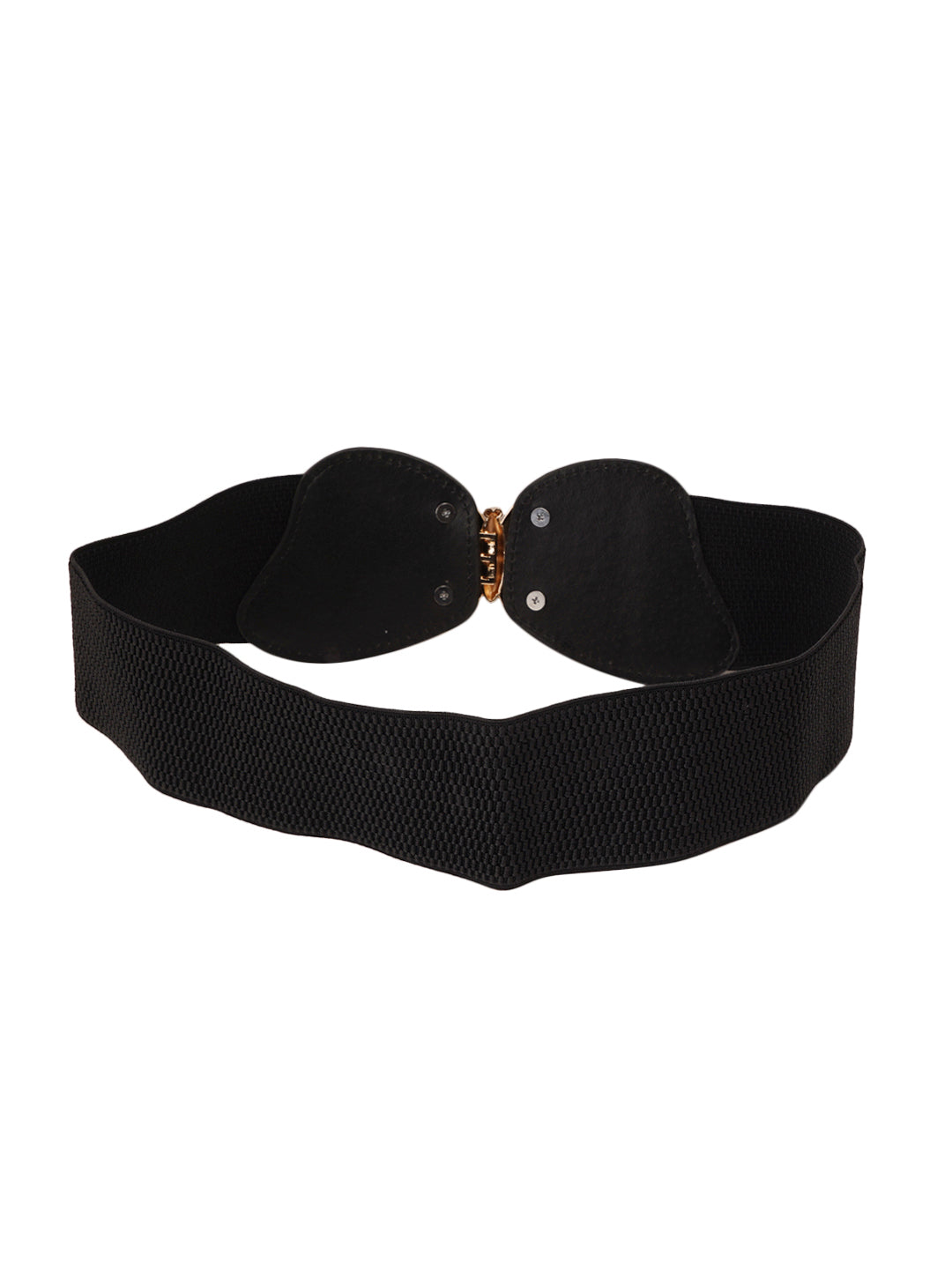 Style Shoes Black Freesize Elasticated Stretchable Dress Belt For Women and Girls