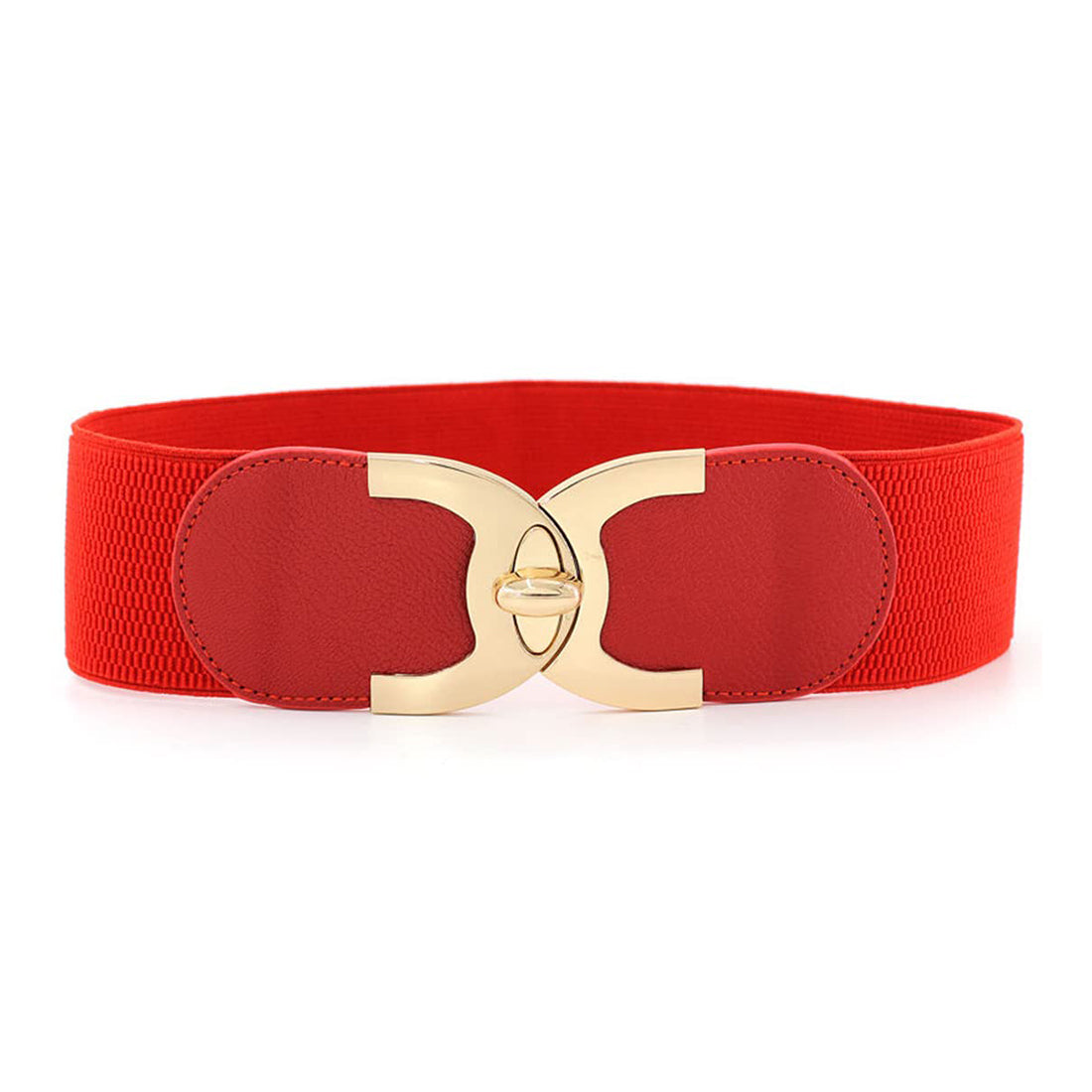 Style Shoes Red Freesize Elasticated Stretchable Dress Belt For Women and Girls