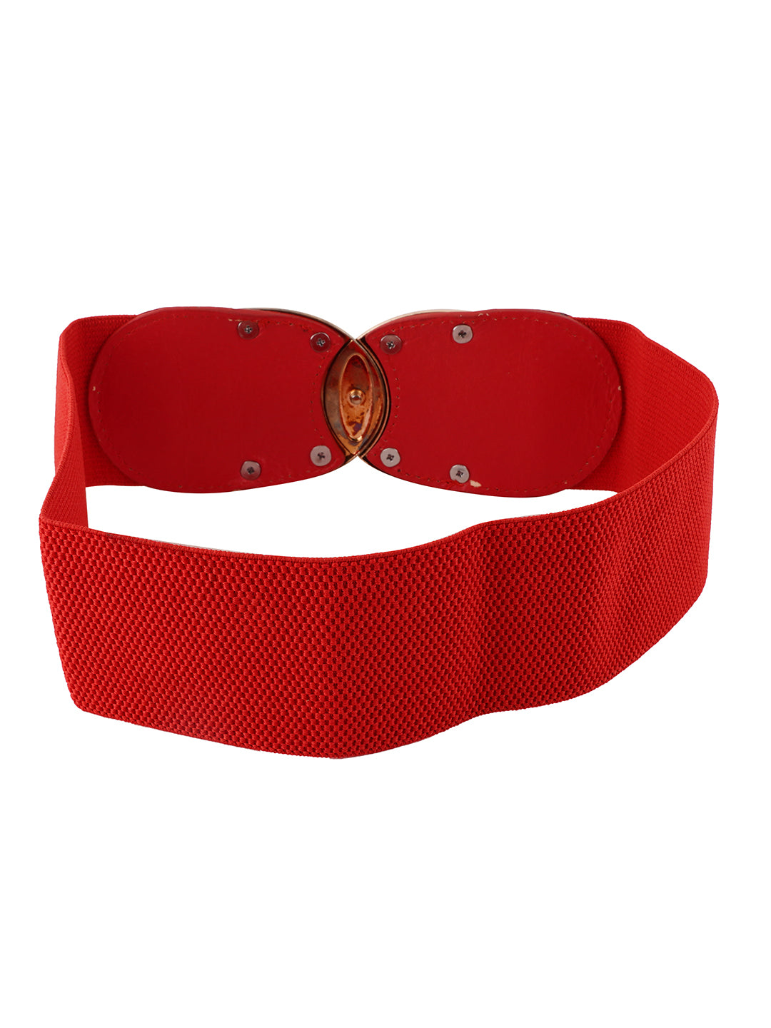 Style Shoes Red Freesize Elasticated Stretchable Dress Belt For Women and Girls
