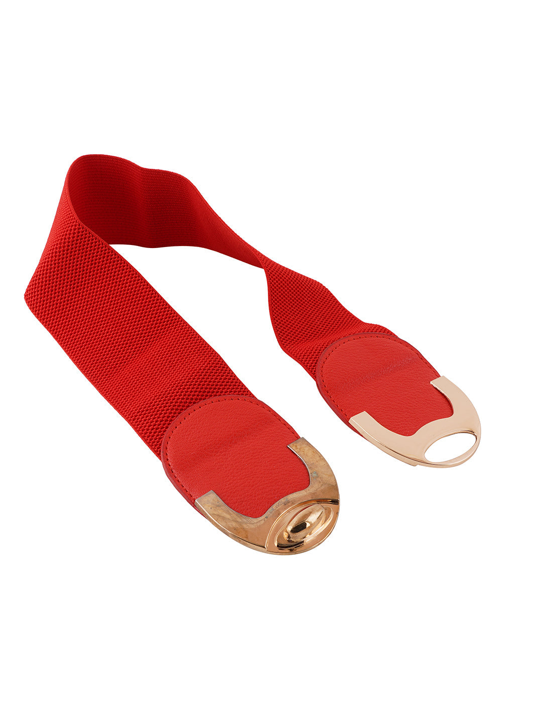 Style Shoes Red Freesize Elasticated Stretchable Dress Belt For Women and Girls