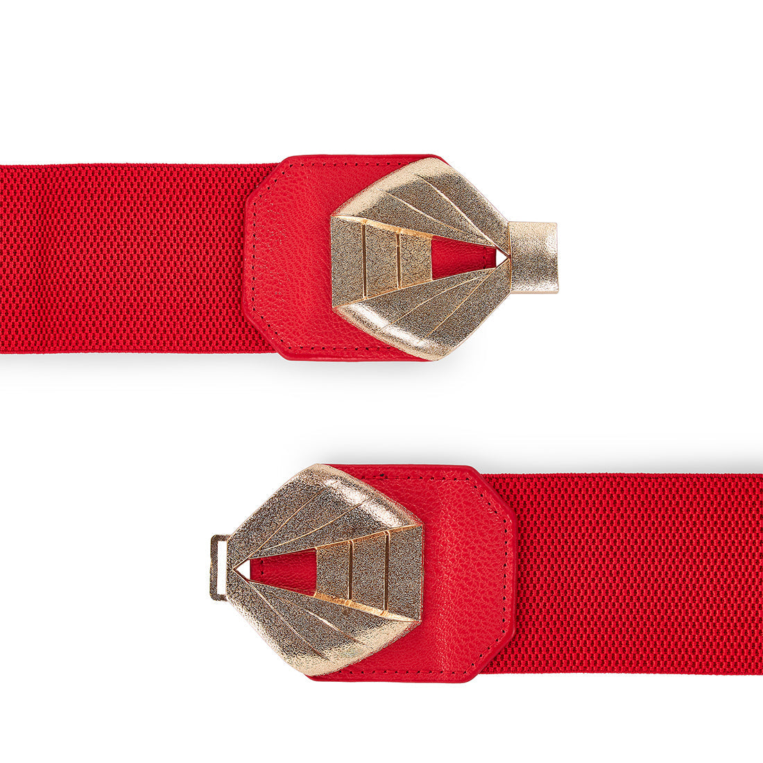 Style Shoes Red Freesize Elasticated Stretchable Dress Belt For Women and Girls