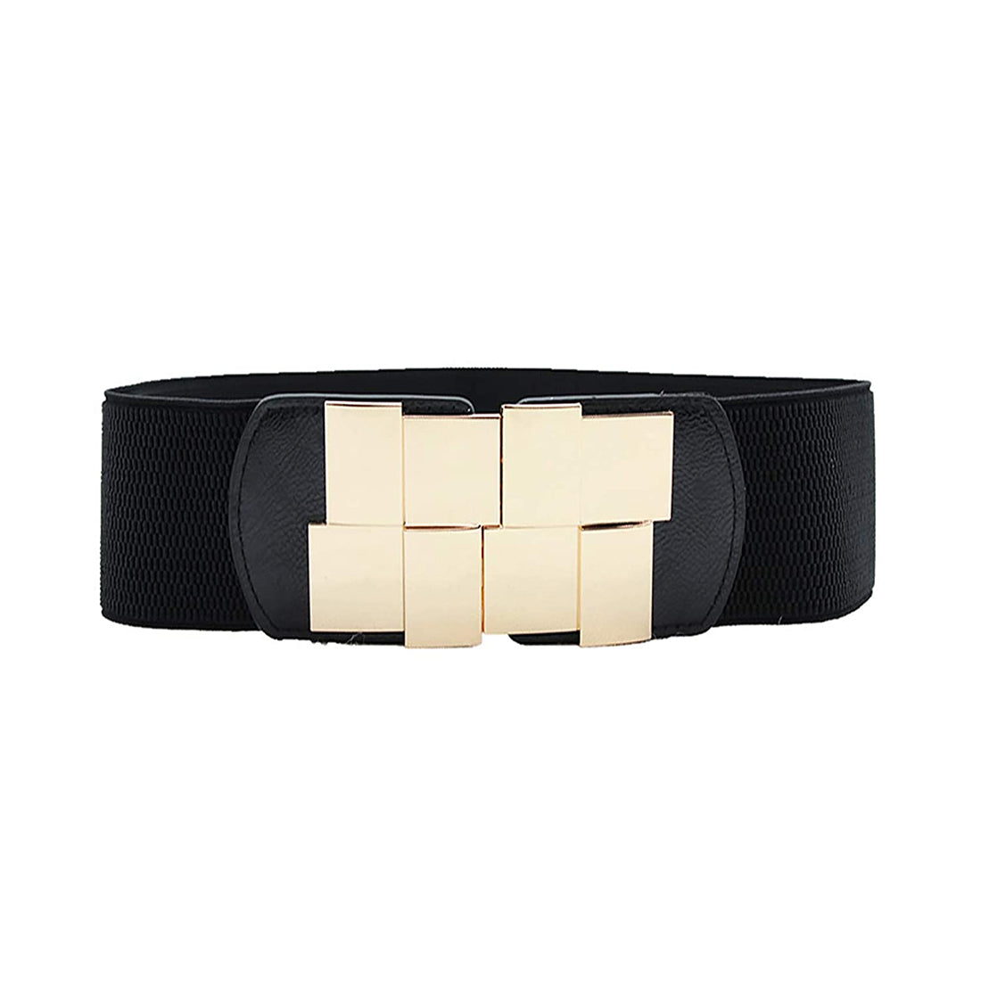 Style Shoes Black Freesize Elasticated Stretchable Dress Belt For Women and Girls