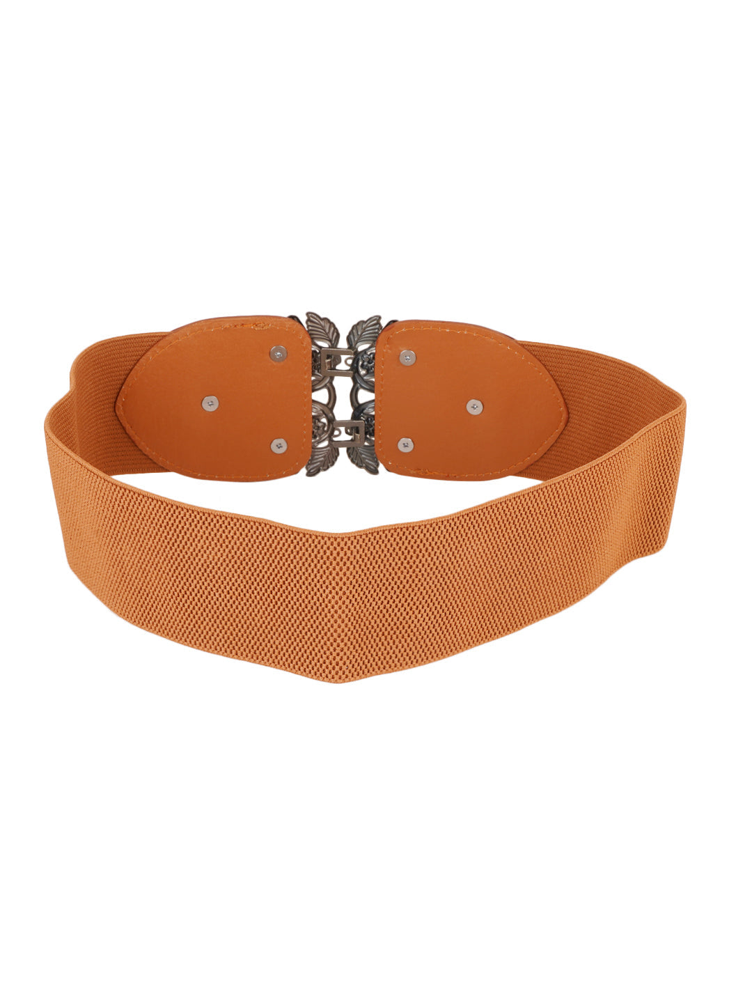 Style Shoes Tan Freesize Elasticated Stretchable Dress Belt For Women and Girls