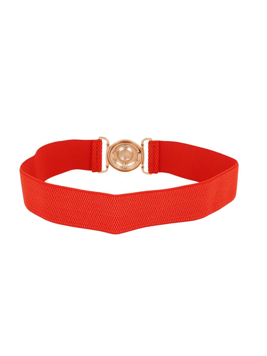 Style Shoes Red Freesize Elasticated Stretchable Dress Belt For Women and Girls