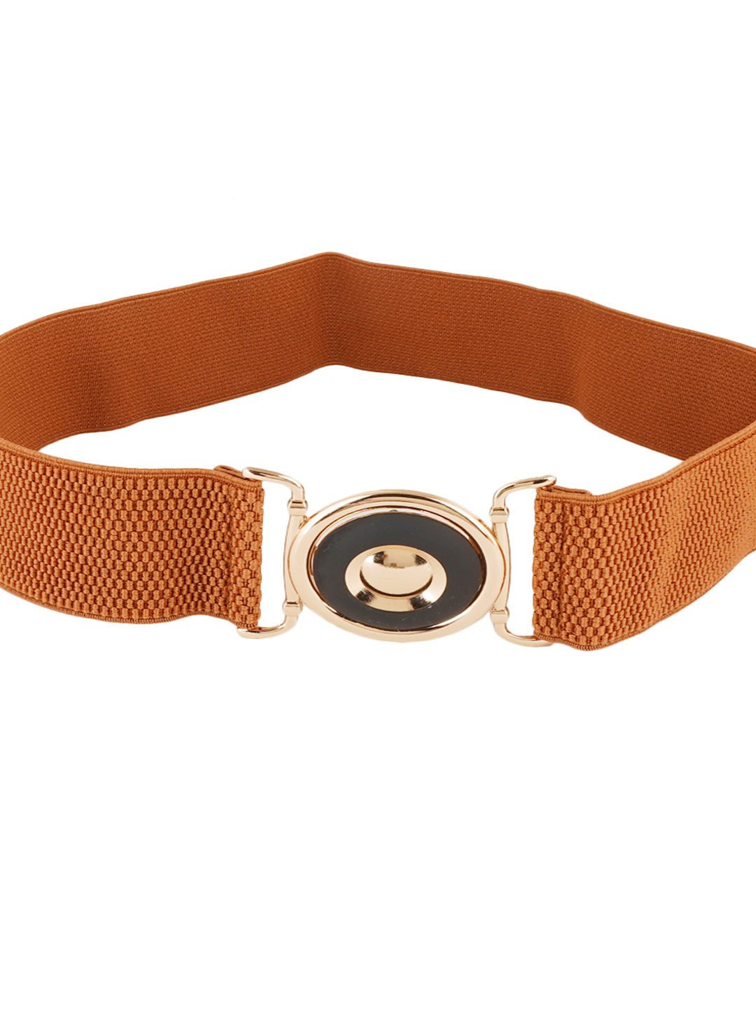 Style Shoes Tan Freesize Elasticated Stretchable Dress Belt For Women and Girls