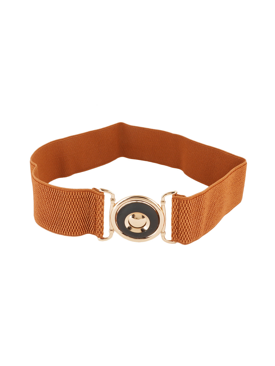 Style Shoes Tan Freesize Elasticated Stretchable Dress Belt For Women and Girls