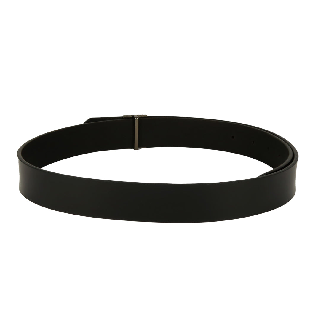Style Shoes Black Genuine Leather Belt with Pin Buckle Closure for Men and Boys