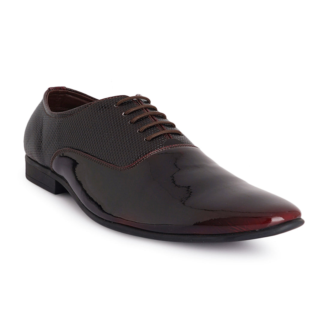 STYLE SHOES Cherry Lace Up Men Formal Textured Partywear Shoes