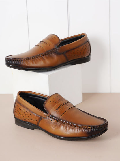 Men's Tan Casual Loafers