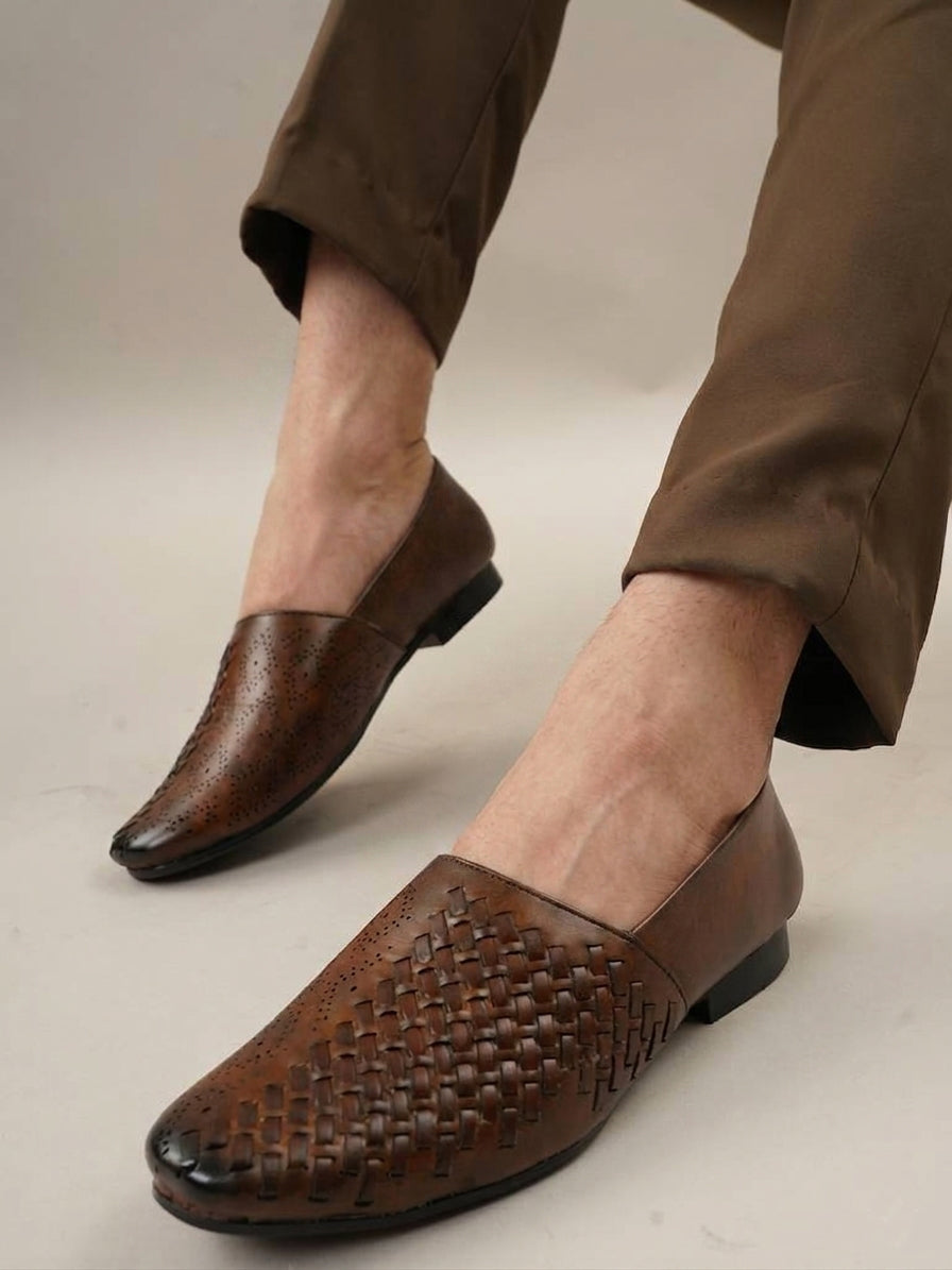 Men's Brown Casual Slip On Loafers