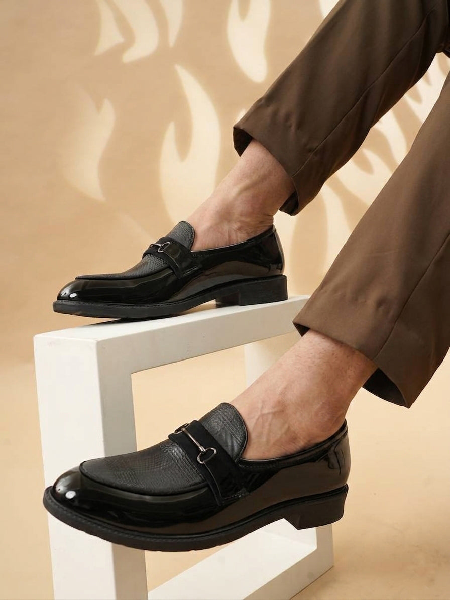 Black Loafers Shoes for Men