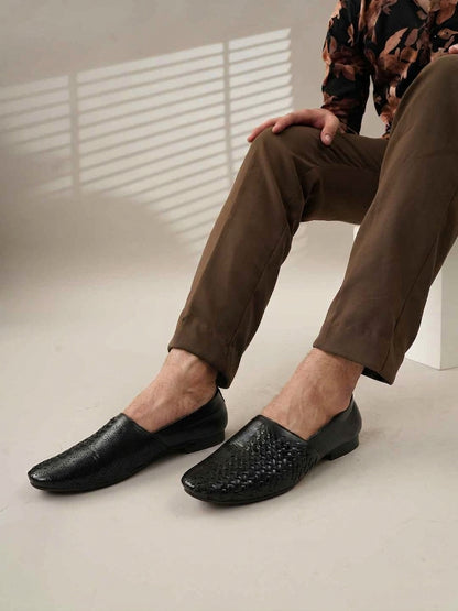 Men's Black Casual Slip On Loafers