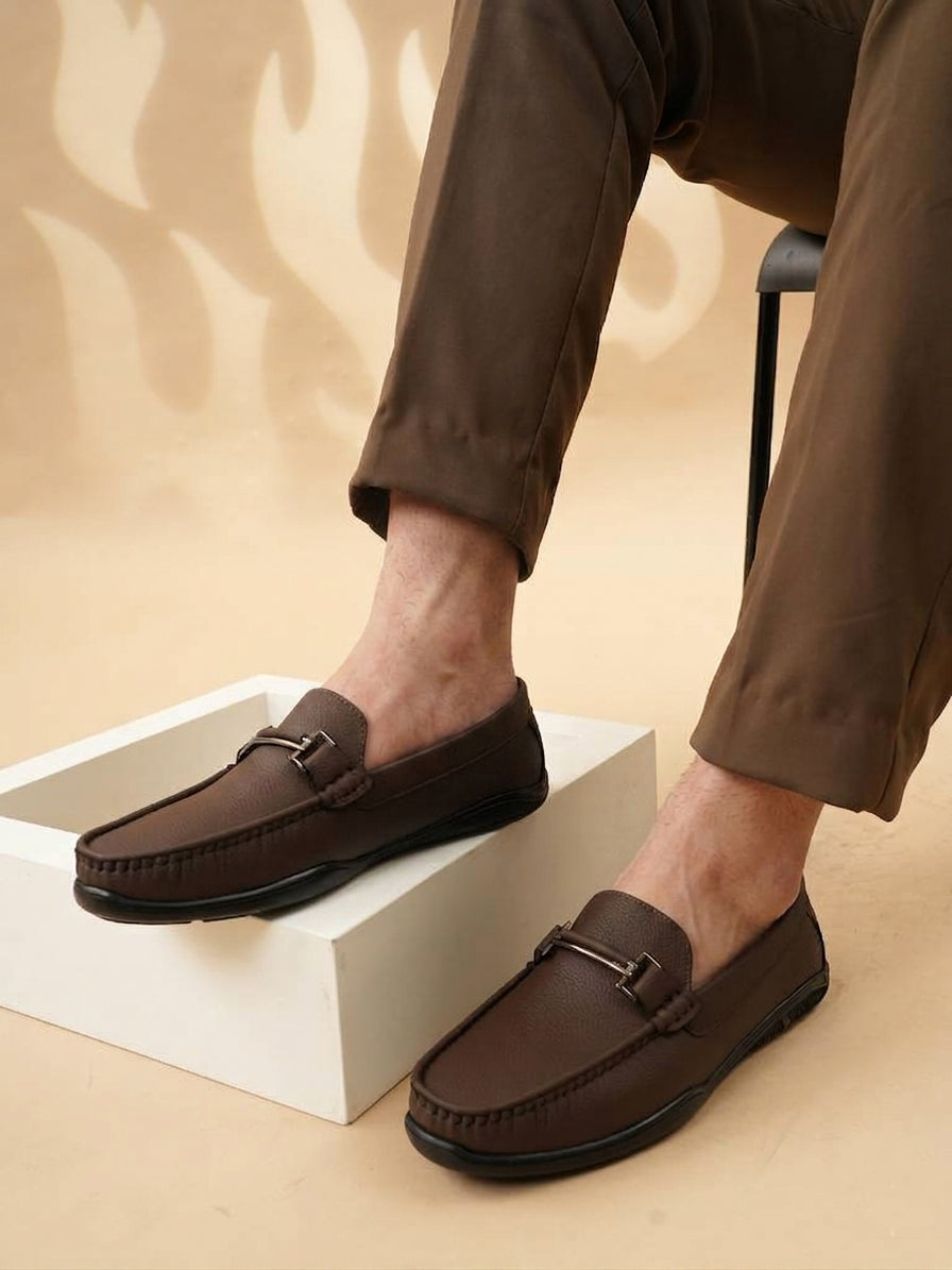 Men's Brown Casual Slip On Loafers