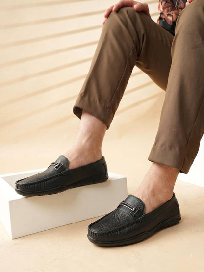 Men's Black Casual Slip On Loafers