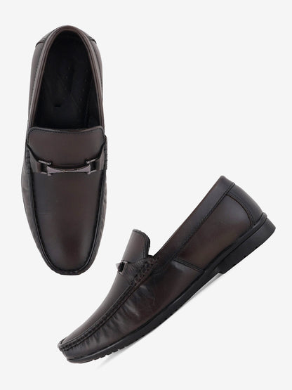 Men's Brown Leather Casual Loafers