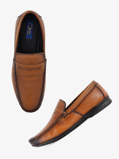 Men's Tan Casual Loafers