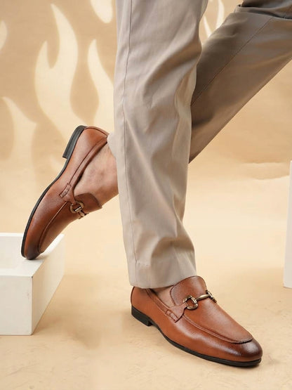 Men's Tan Casual Slip On Loafers