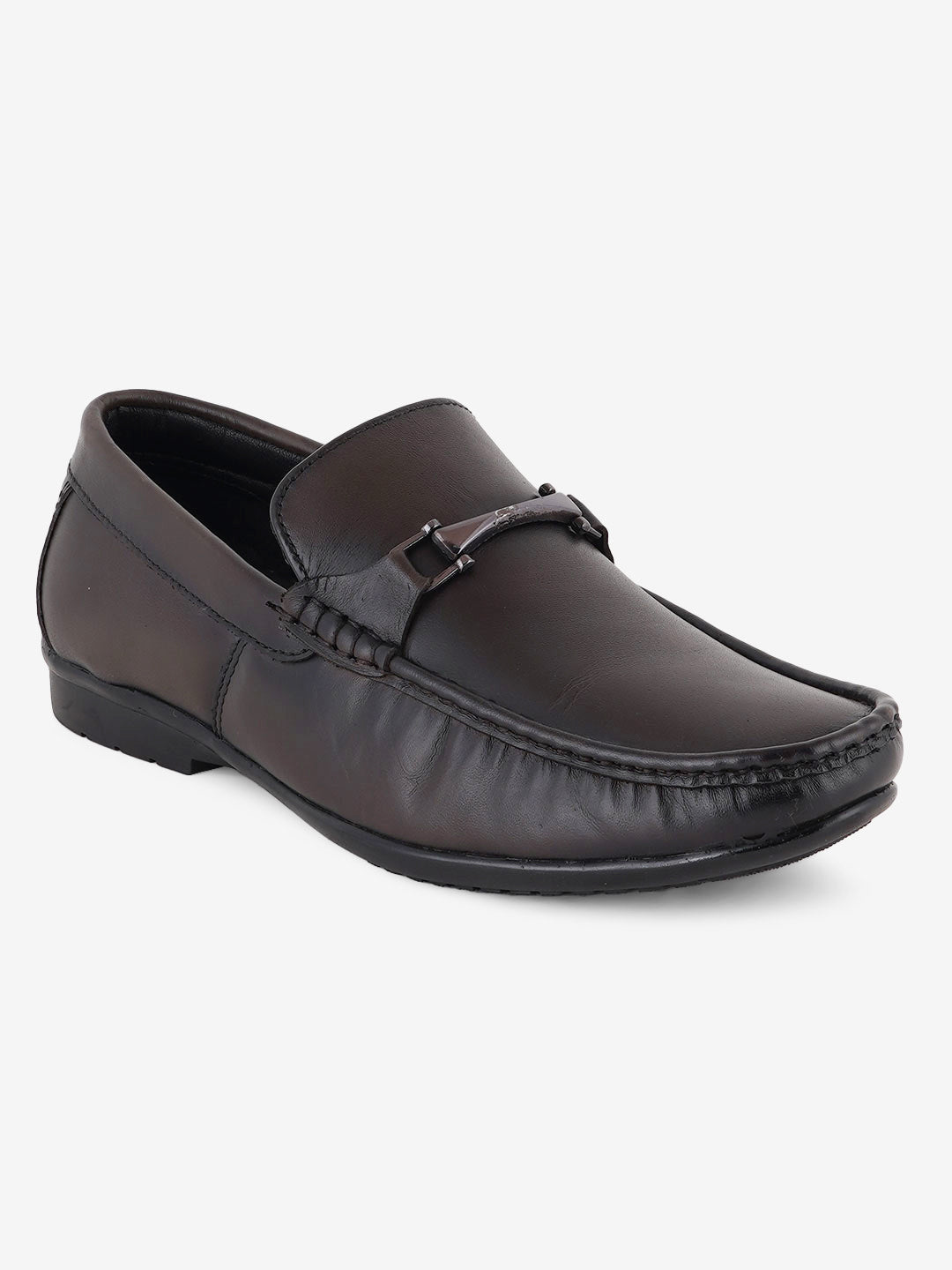 Men's Brown Leather Casual Loafers